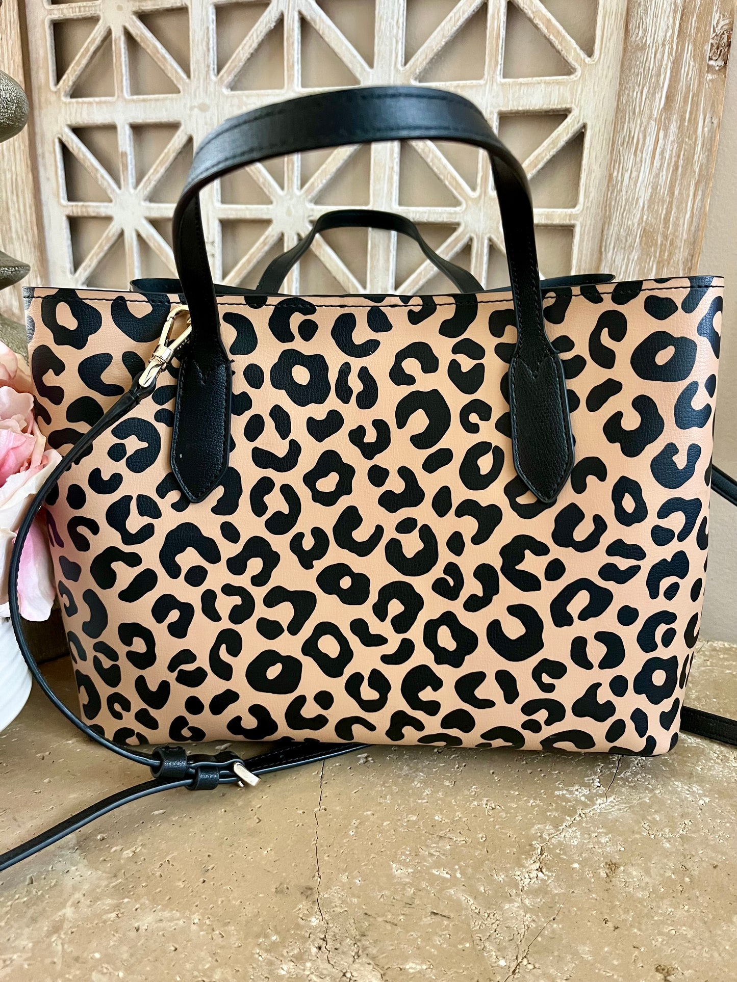 Kate Spade Cheetah Print Medium Satchel Crossbody