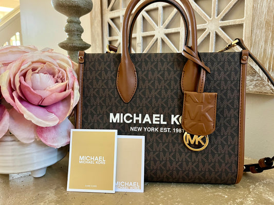 NEW Michael Kors Small Logo Crossbody Tote