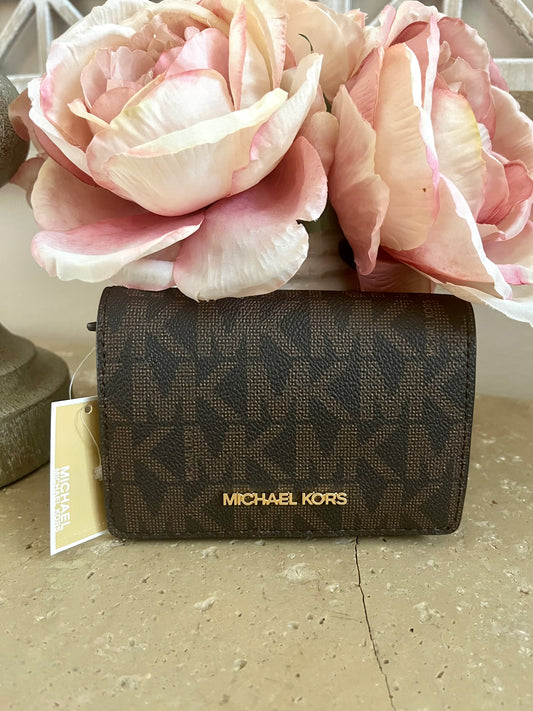 NEW Michael Kors Logo Wallet