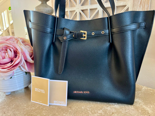 NEW Michael Kors Large Black Tote