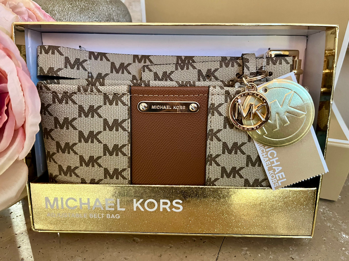 NEW Michael Kors S/M Logo Belt Bag