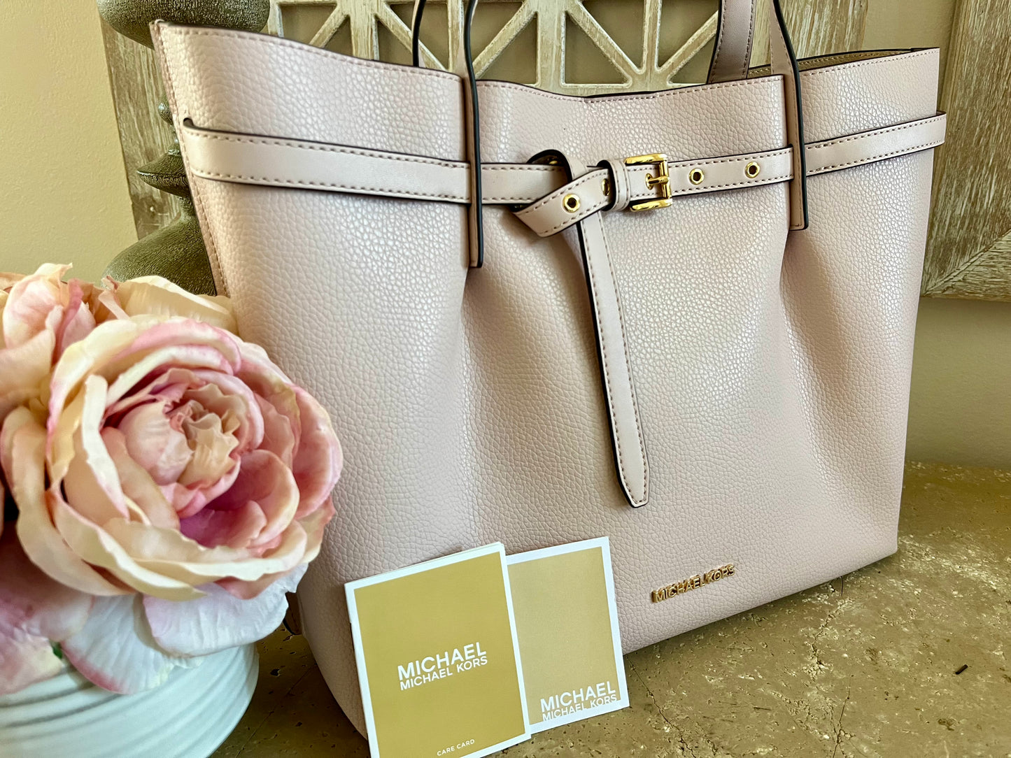 NEW Michael Kors Lrg Blush Pink Tote