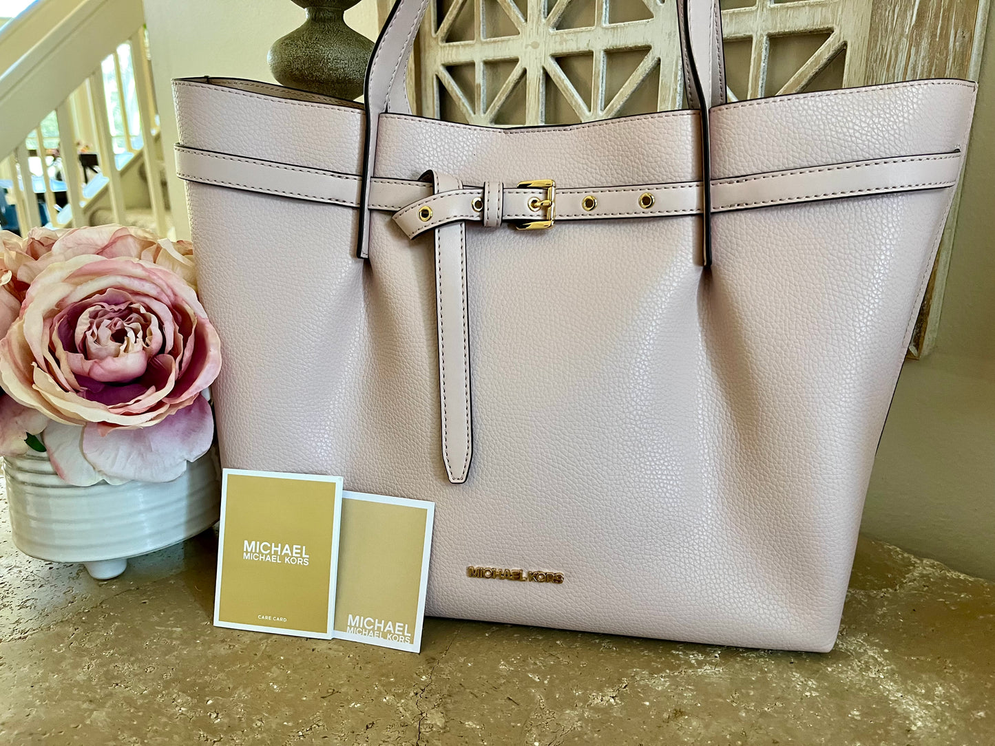 NEW Michael Kors Lrg Blush Pink Tote