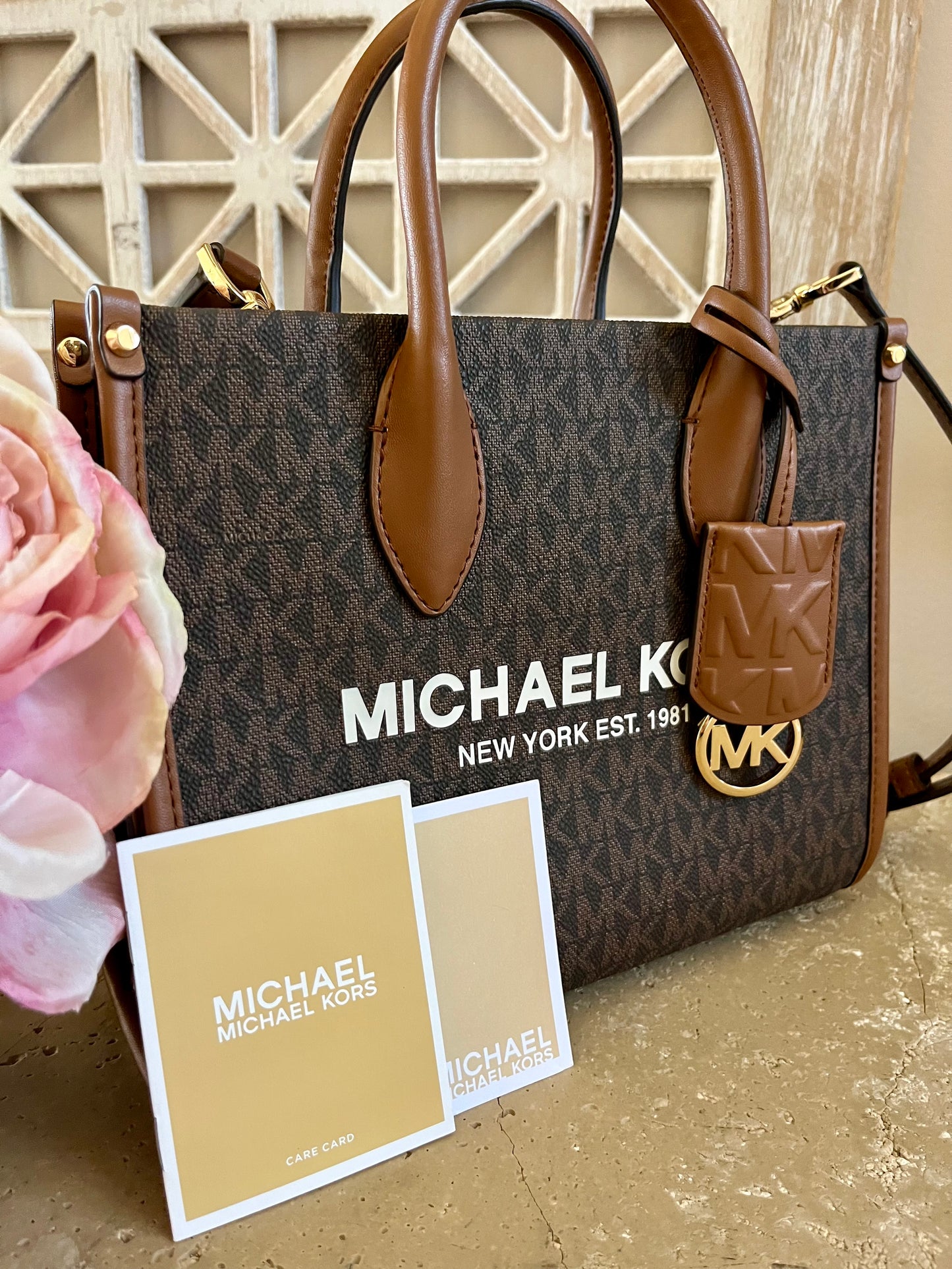 NEW Michael Kors Small Logo Crossbody Tote