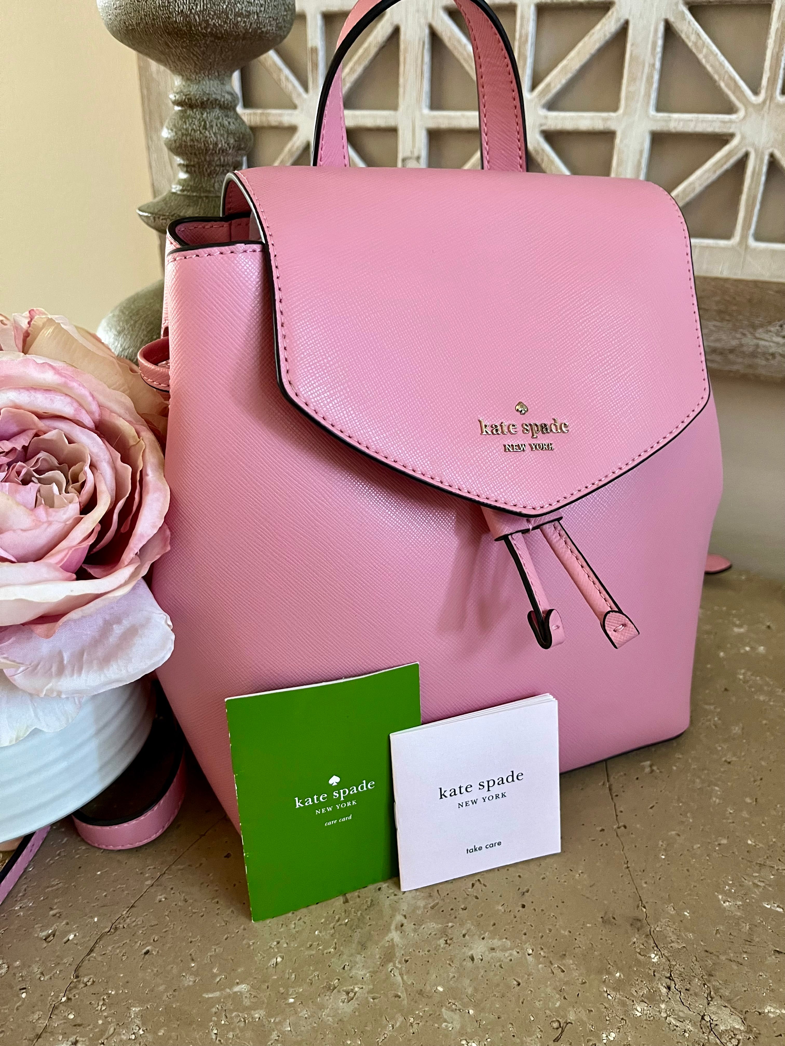 Kate spade pink backpack best sale