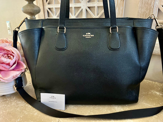 Coach XL Black Tote Duffel Bag