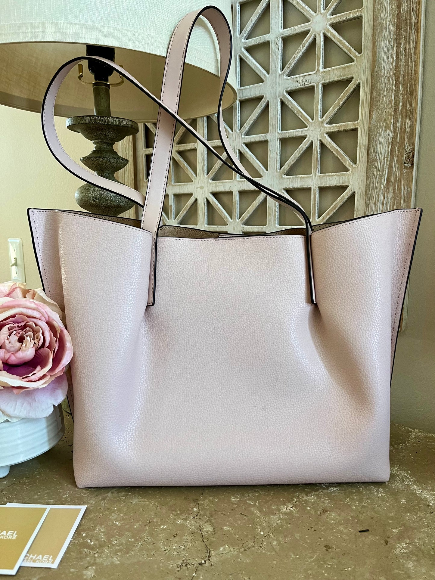 NEW Michael Kors Lrg Blush Pink Tote