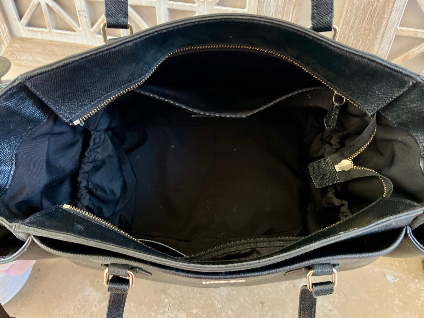 Coach XL Black Tote Duffel Bag