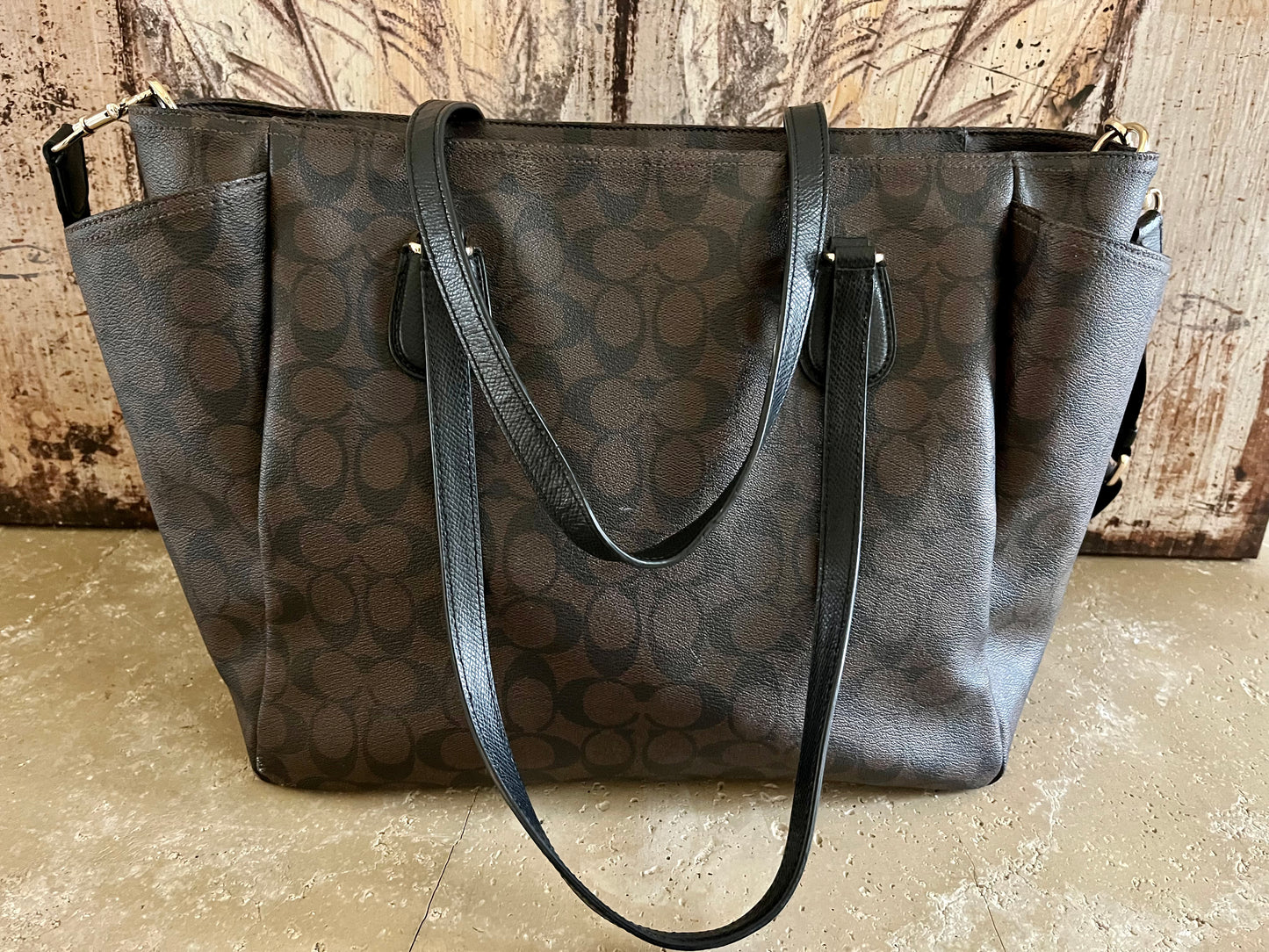 Coach Signature XL Duffel Bag Tote