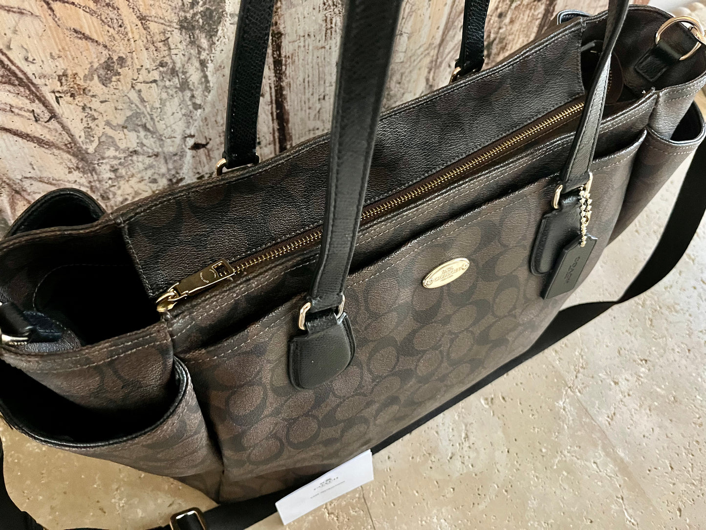 Coach Signature XL Duffel Bag Tote